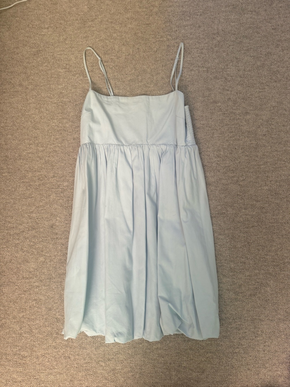 Aritzia Light Blue Spaghetti Strap Women's Dress